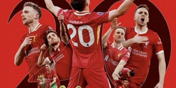 利物浦官方：在与毕巴比赛日特刊的封面上，特别地向若塔致敬